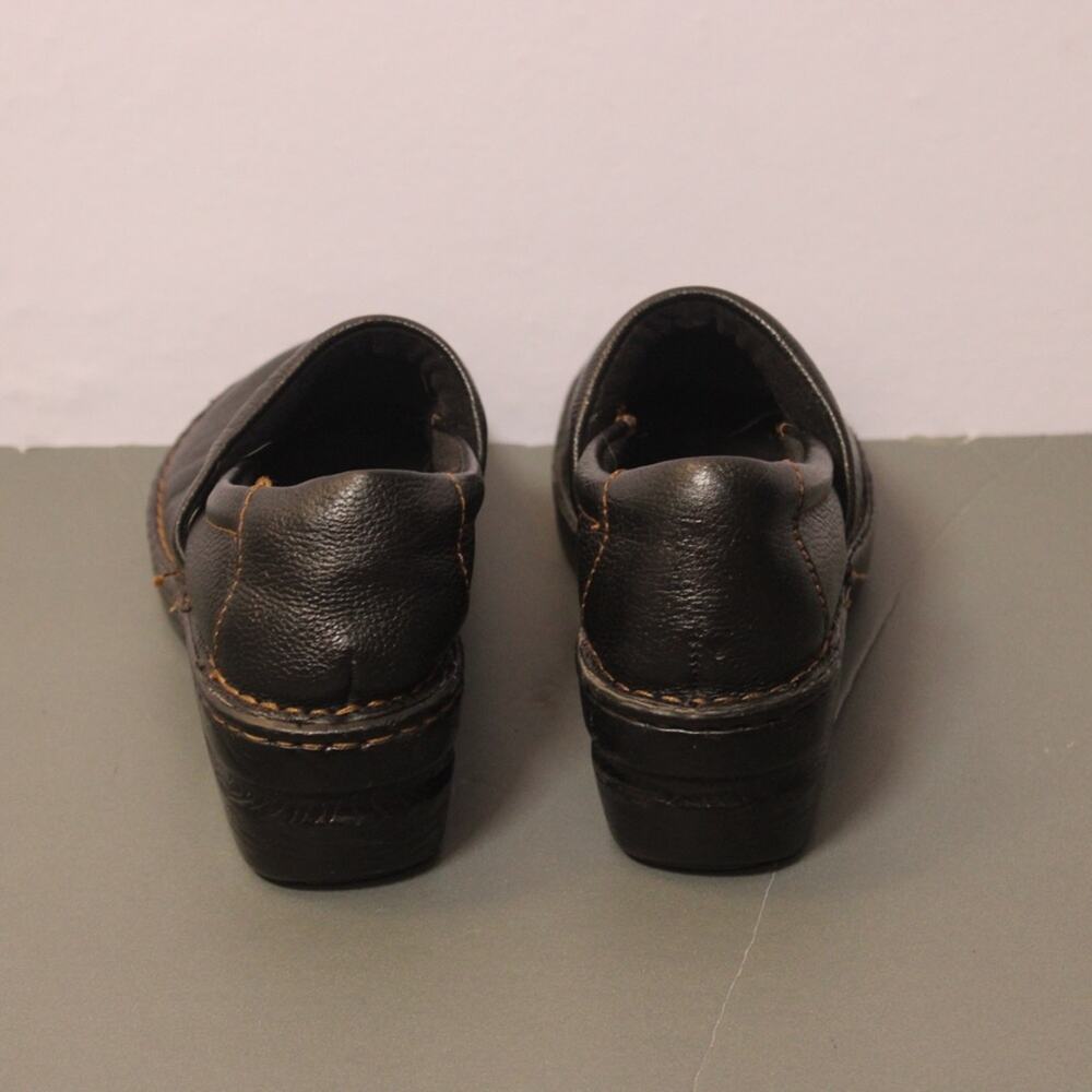 Born Concepts b.o.c. Black Leather Loafers Slip On Comfort Shoes Size 8 / 39 M - Picture 3 of 9